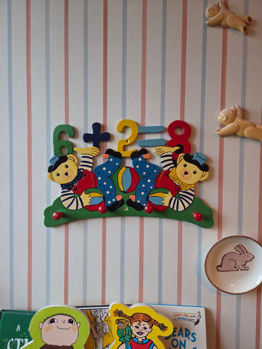 Vintage Children's Hooks (Bears and Numbers)