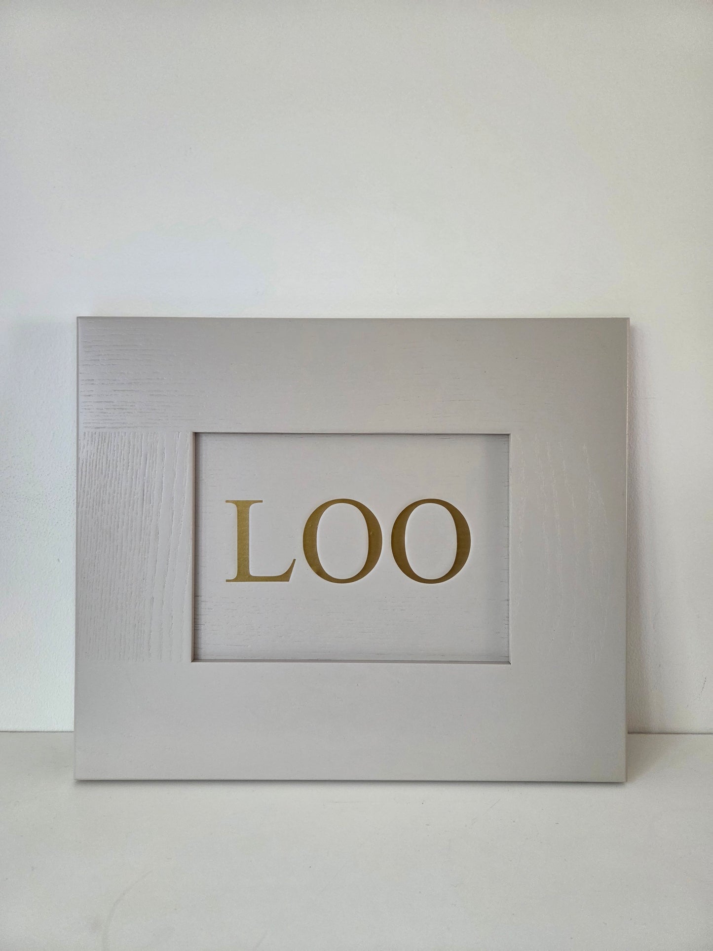 Vintage Door Sign - LOO