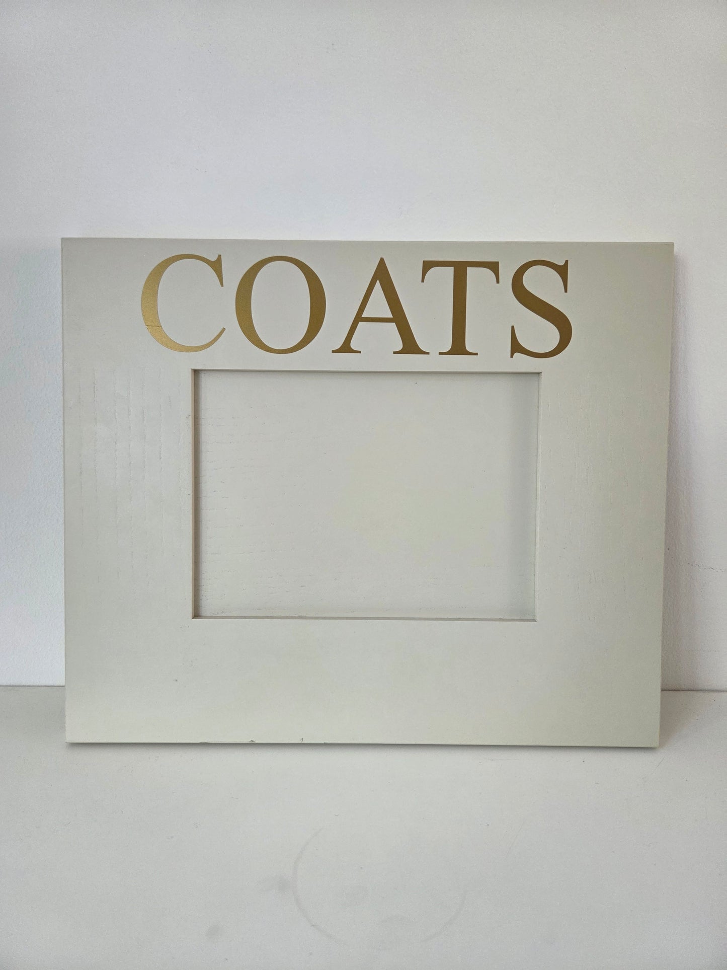 Vintage-Inspired Door Signs - COATS