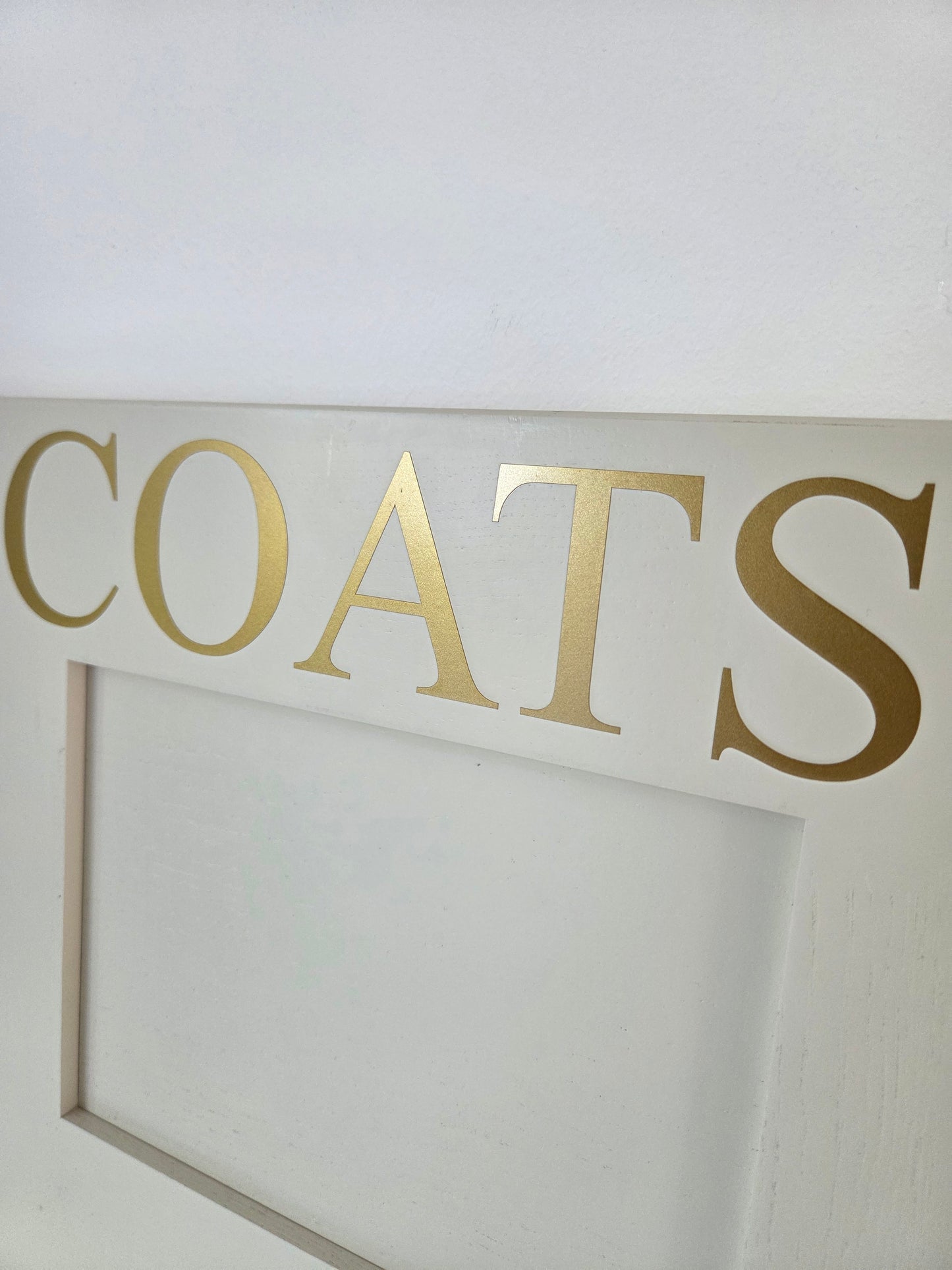 Vintage-Inspired Door Signs - COATS
