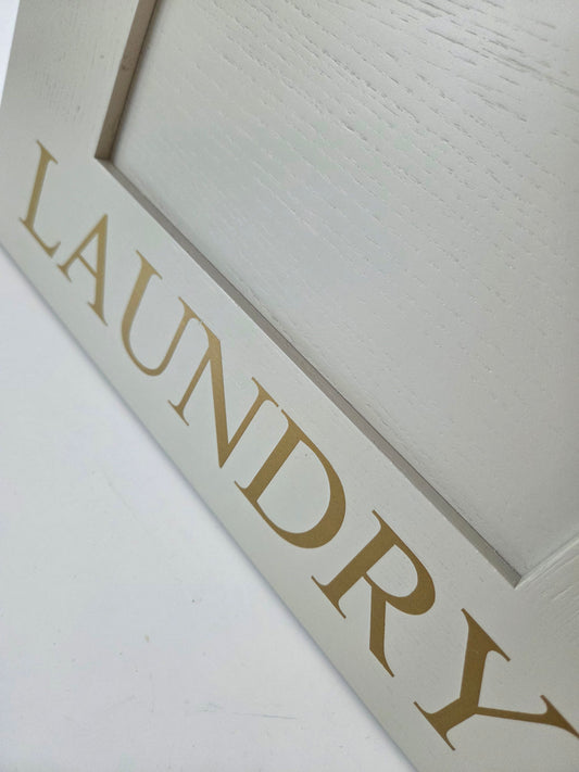 Vintage-Inspired Door Signs - LAUNDRY