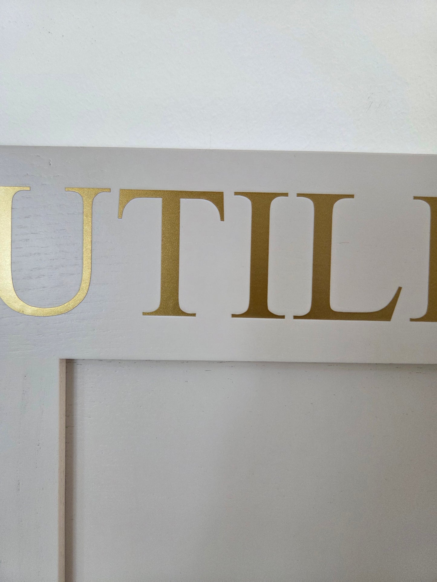 Vintage-Inspired Door Signs - UTILITY