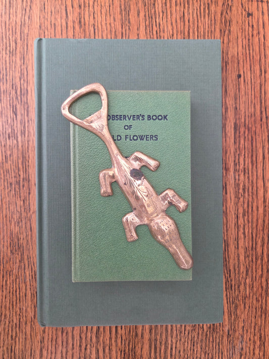 Brass Crocodile Bottle Opener