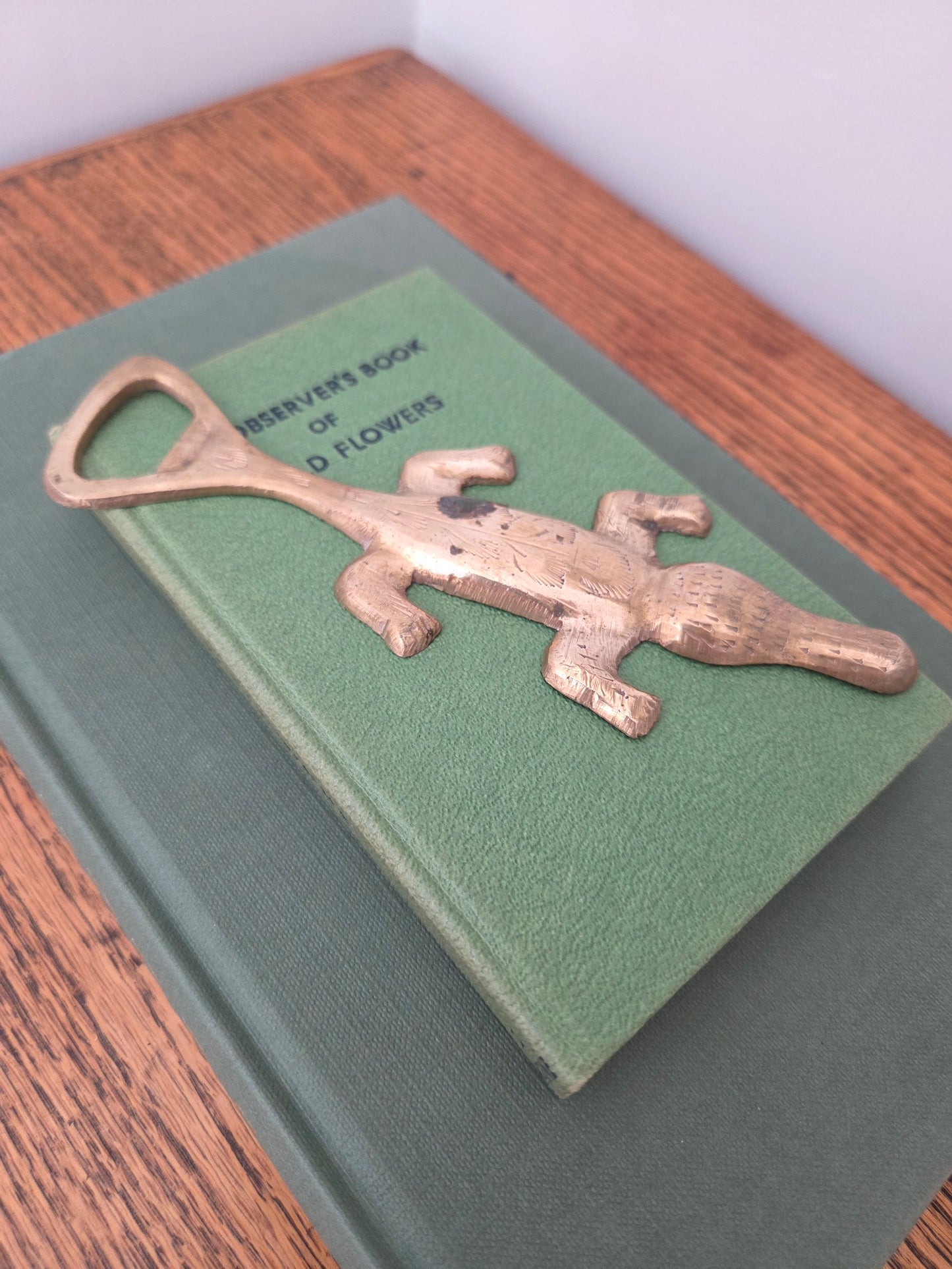 Brass Crocodile Bottle Opener