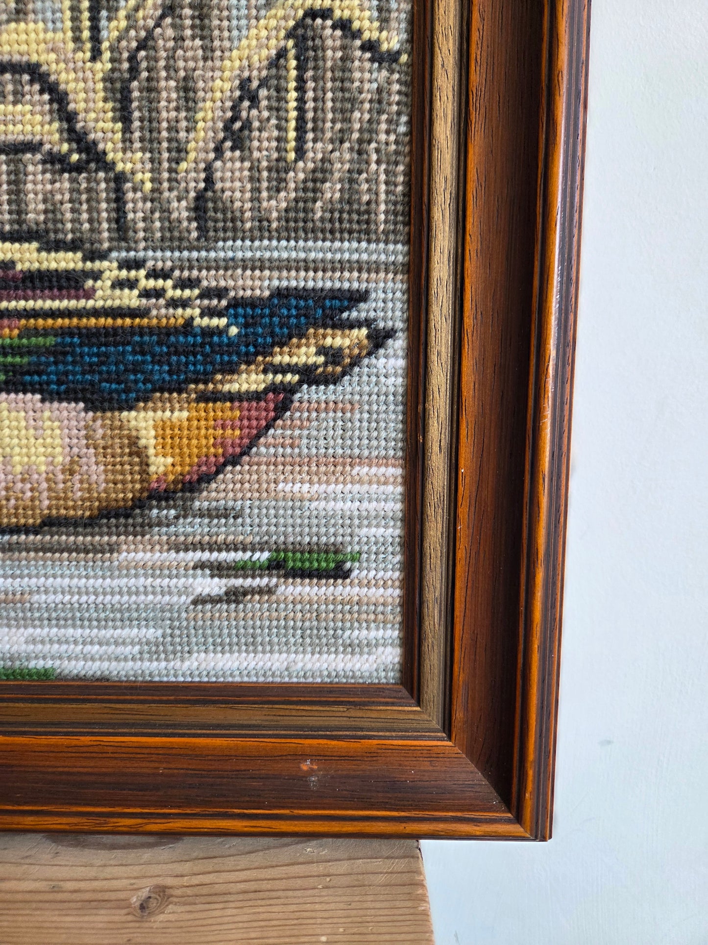 Vintage Tapestry of Ducks