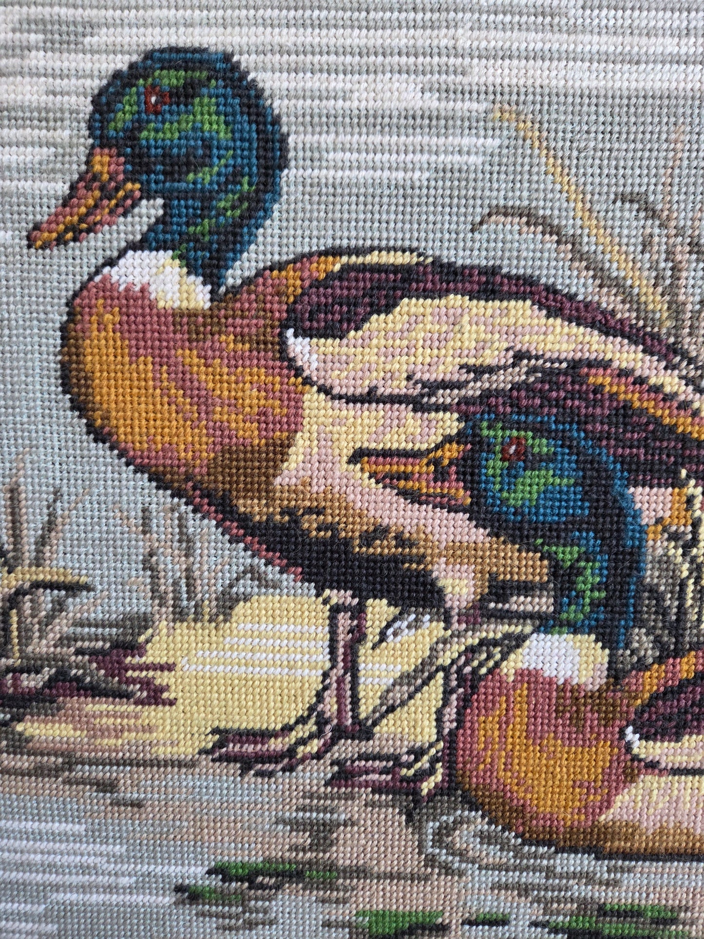 Vintage Tapestry of Ducks
