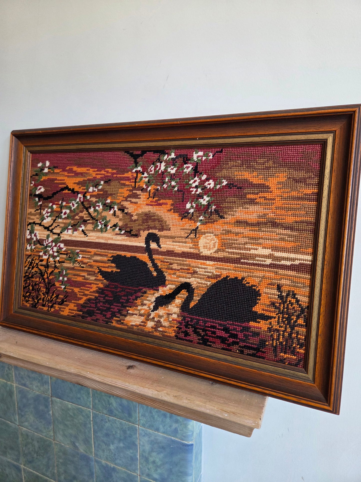 Swan Silhouette Tapestry