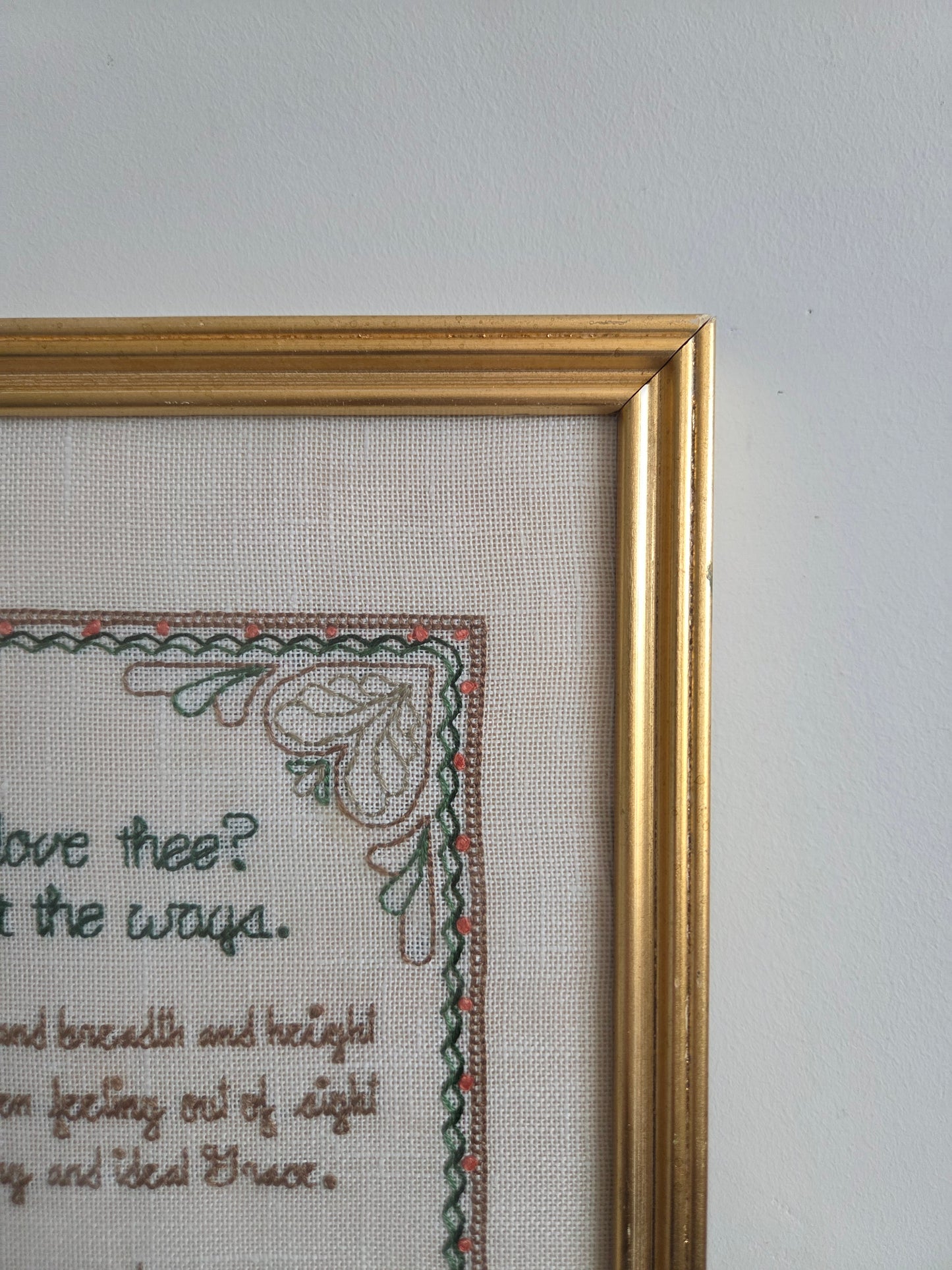 How Do I Love Thee Embroidery