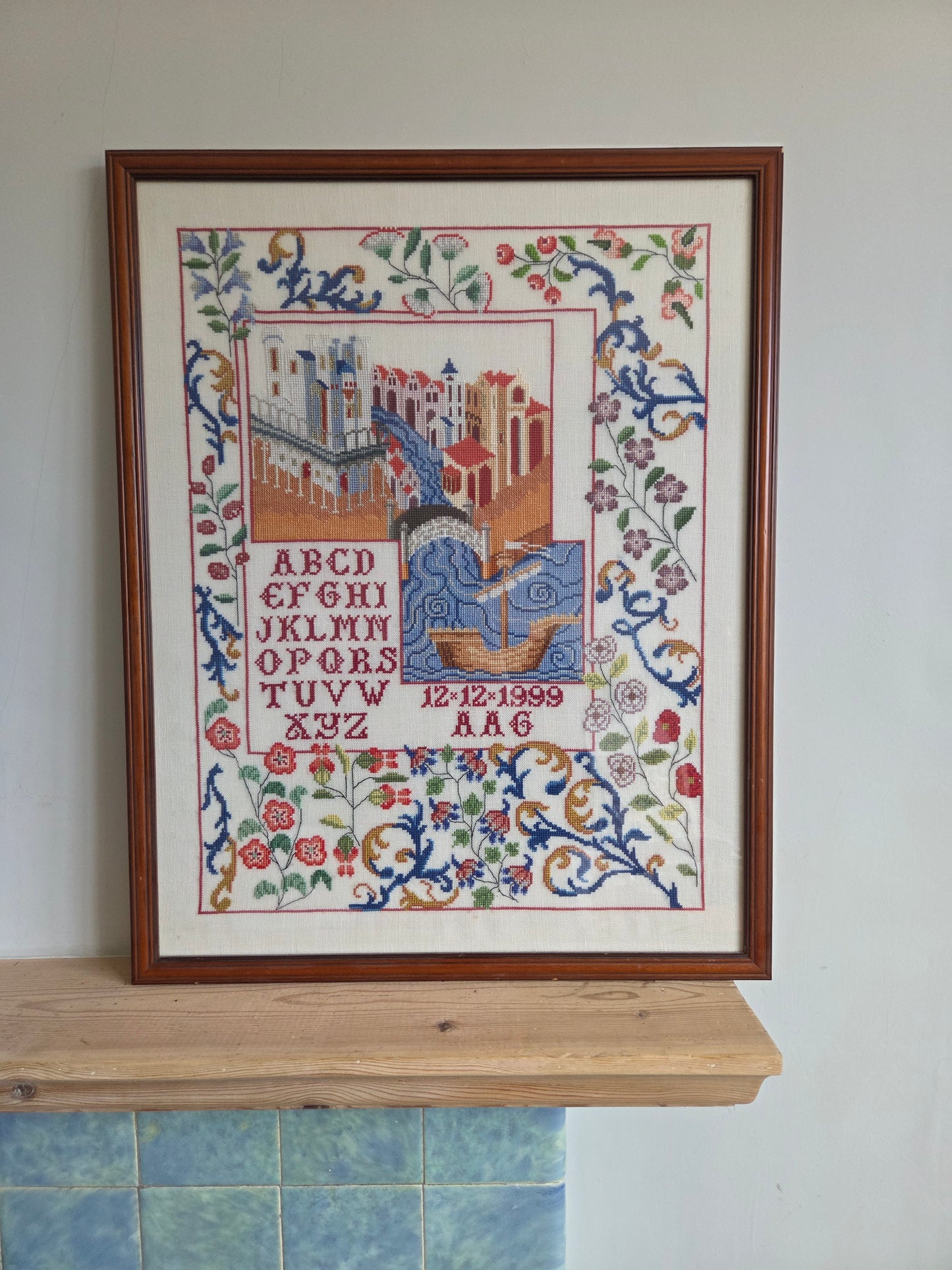 Boat Alphabet Embroidery