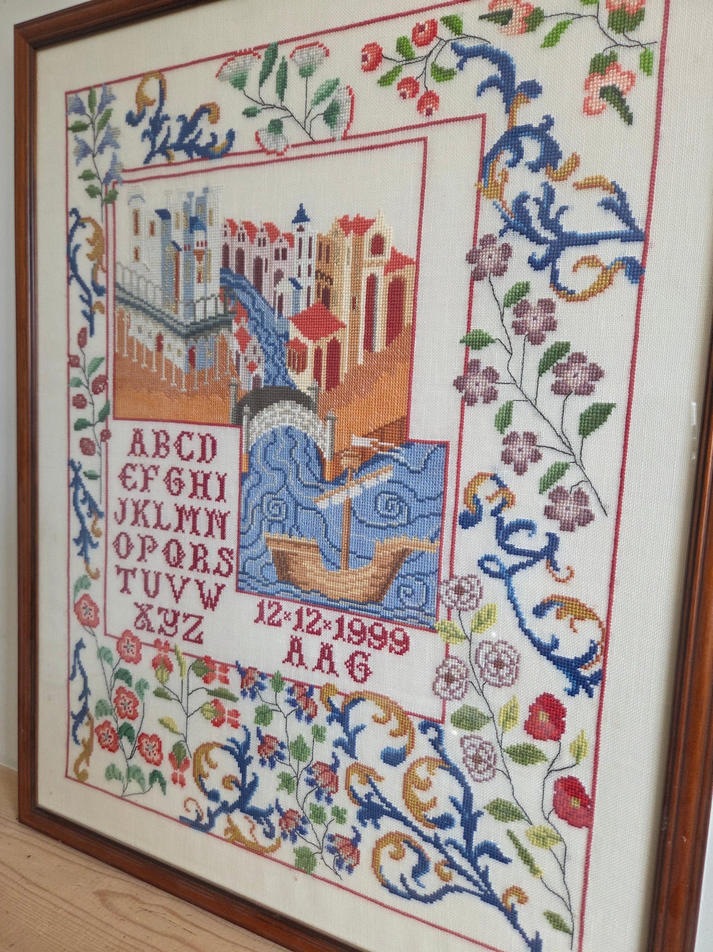 Boat Alphabet Embroidery