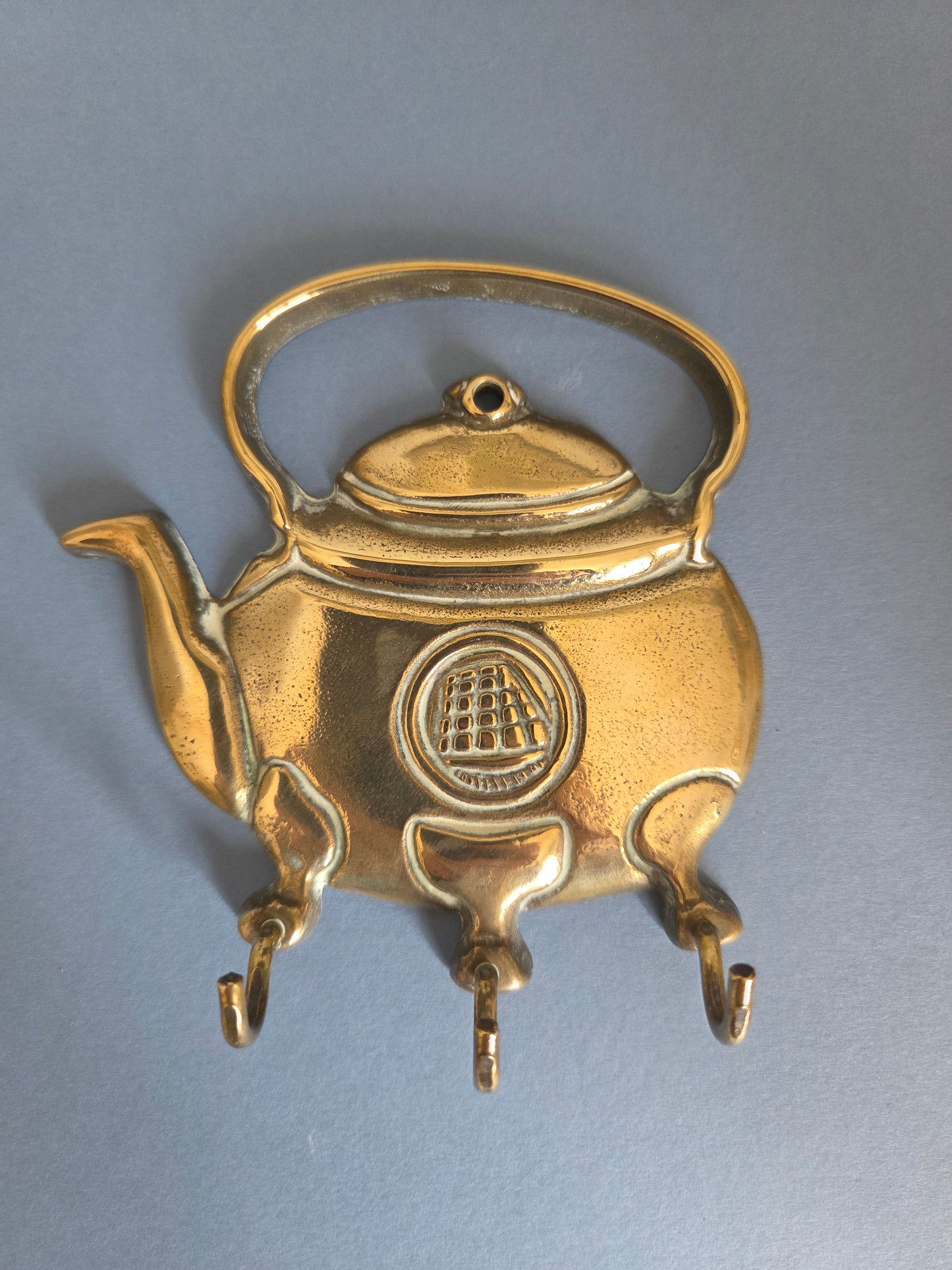 Vintage Brass Teapot Hooks
