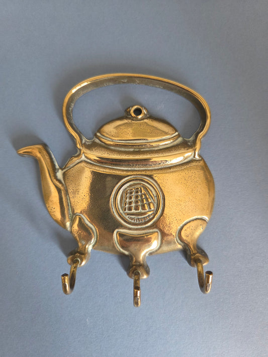 Vintage Brass Teapot Hooks