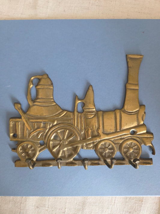 Vintage Brass Train Hooks