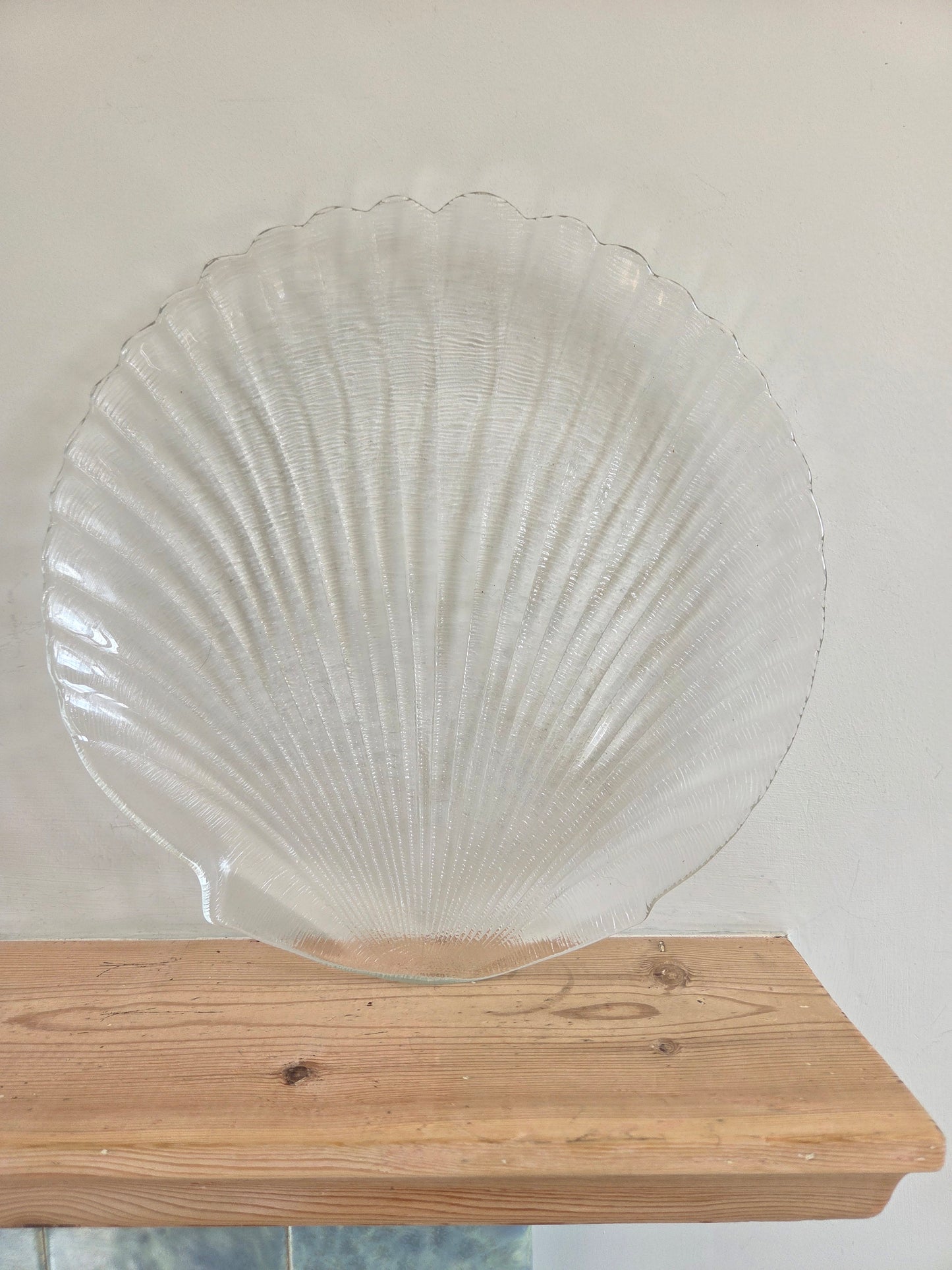 Glass Shell Platter