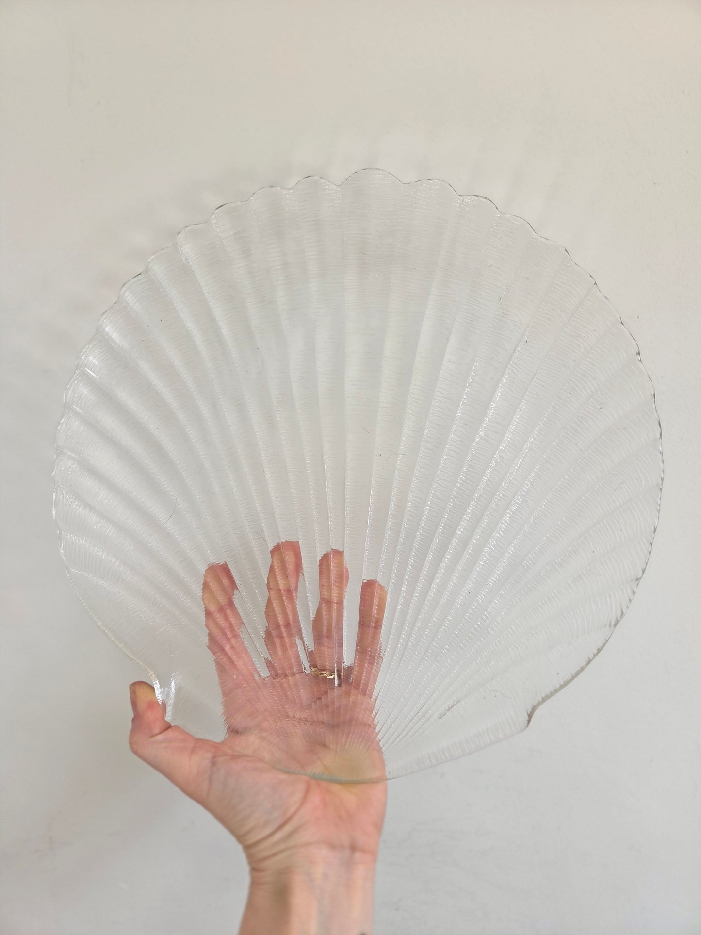 Glass Shell Platter