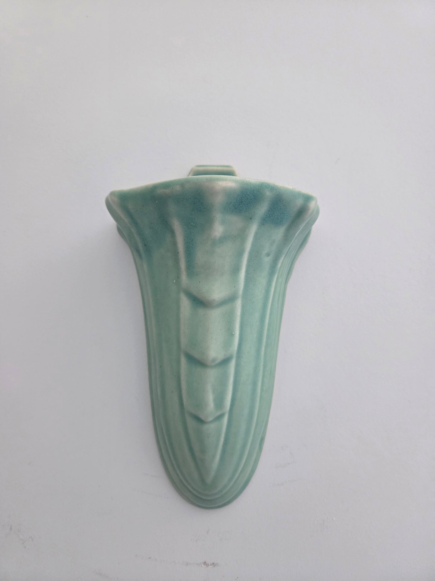 Stoneware Green Wall Vase