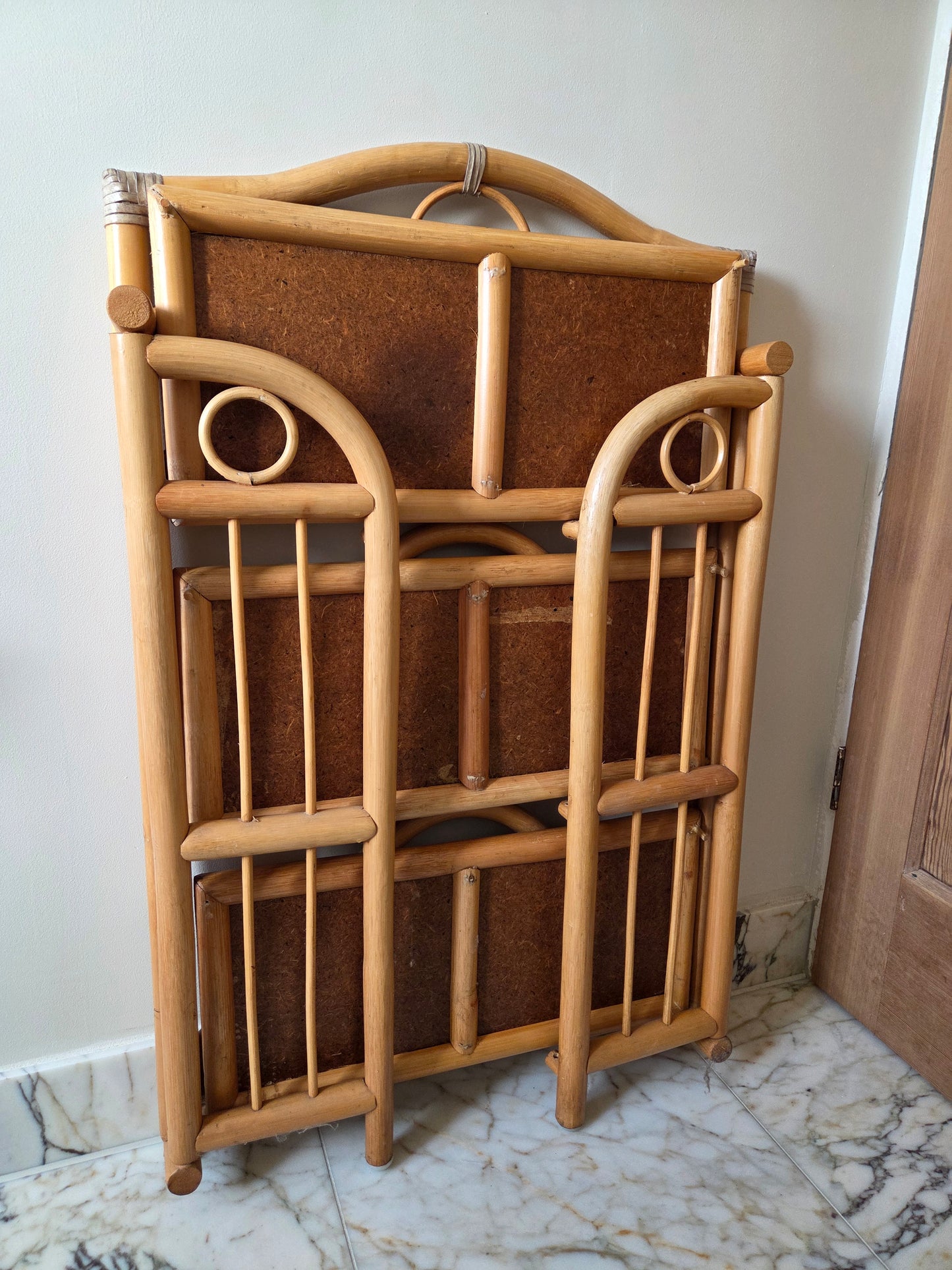 Vintage Folding Bamboo Shelves