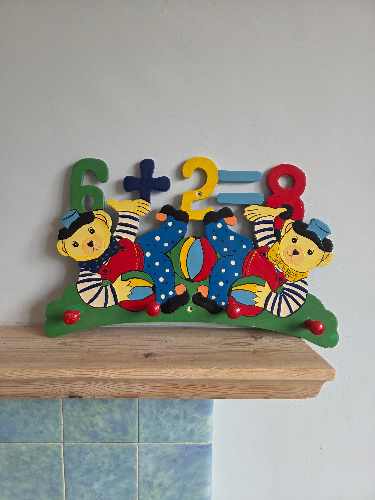 Vintage Children's Hooks (Bears and Numbers)