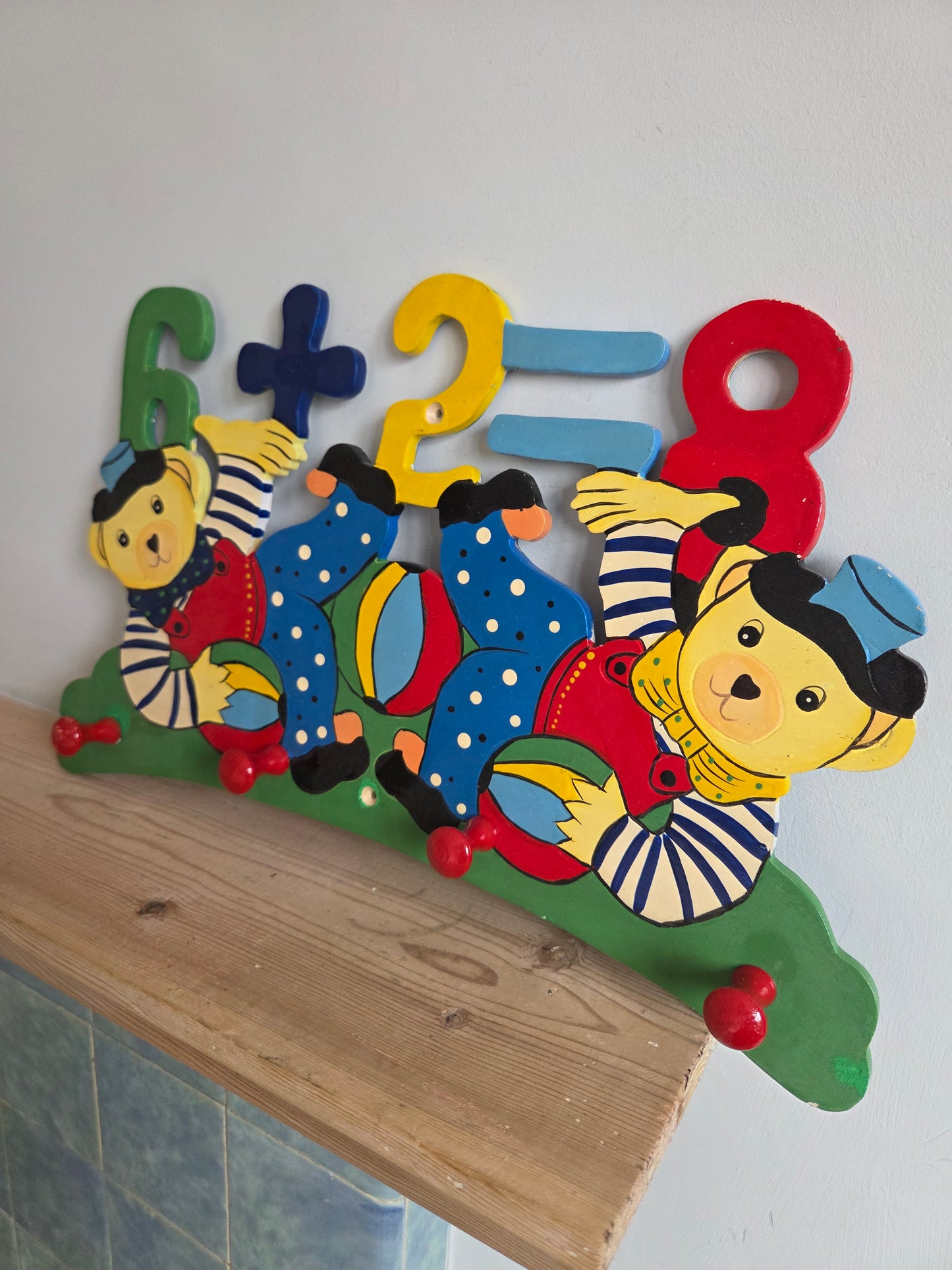 Vintage Children's Hooks (Bears and Numbers)
