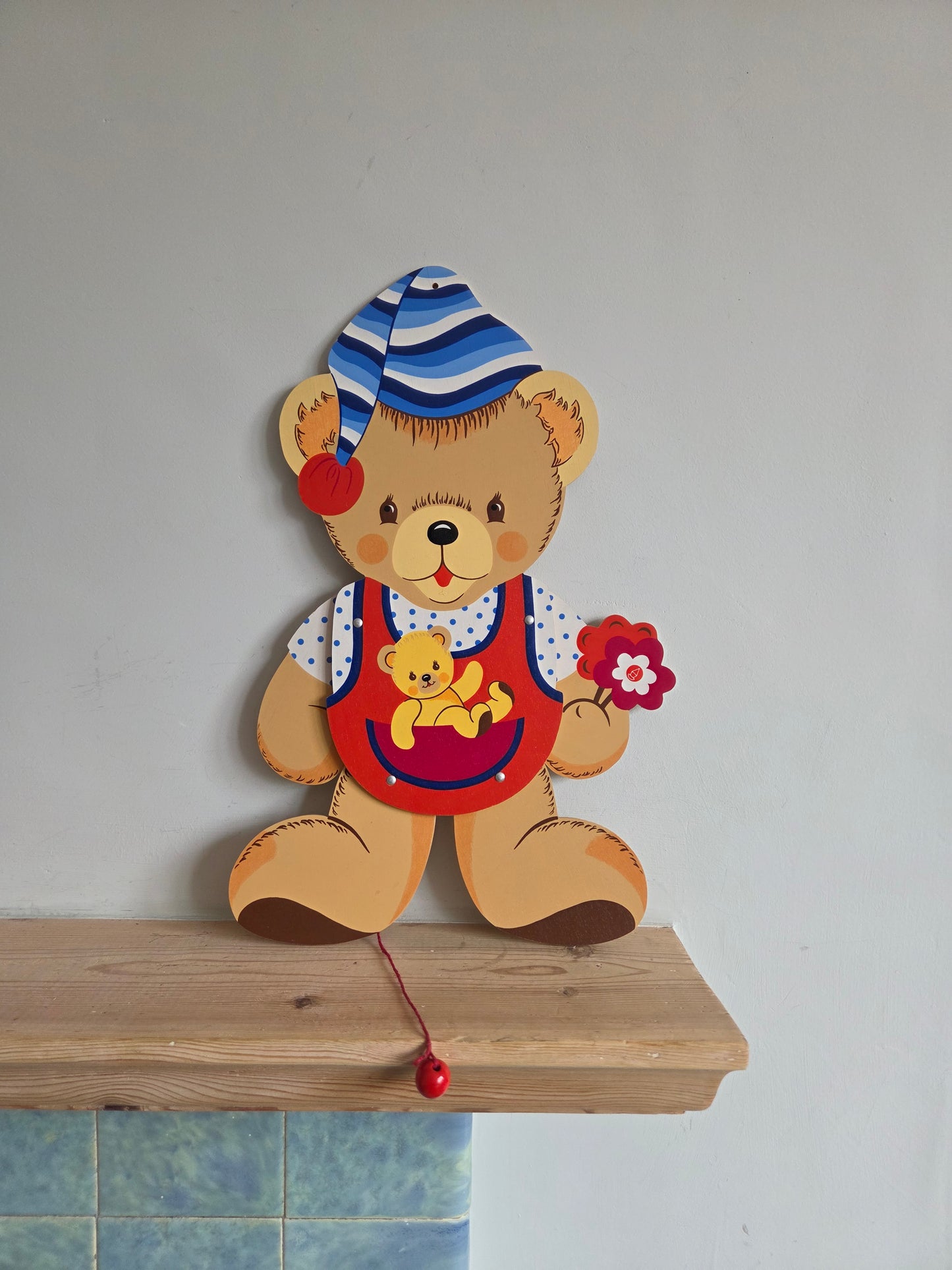 Vintage Mertenskunst Bear Wall Puppet - Large