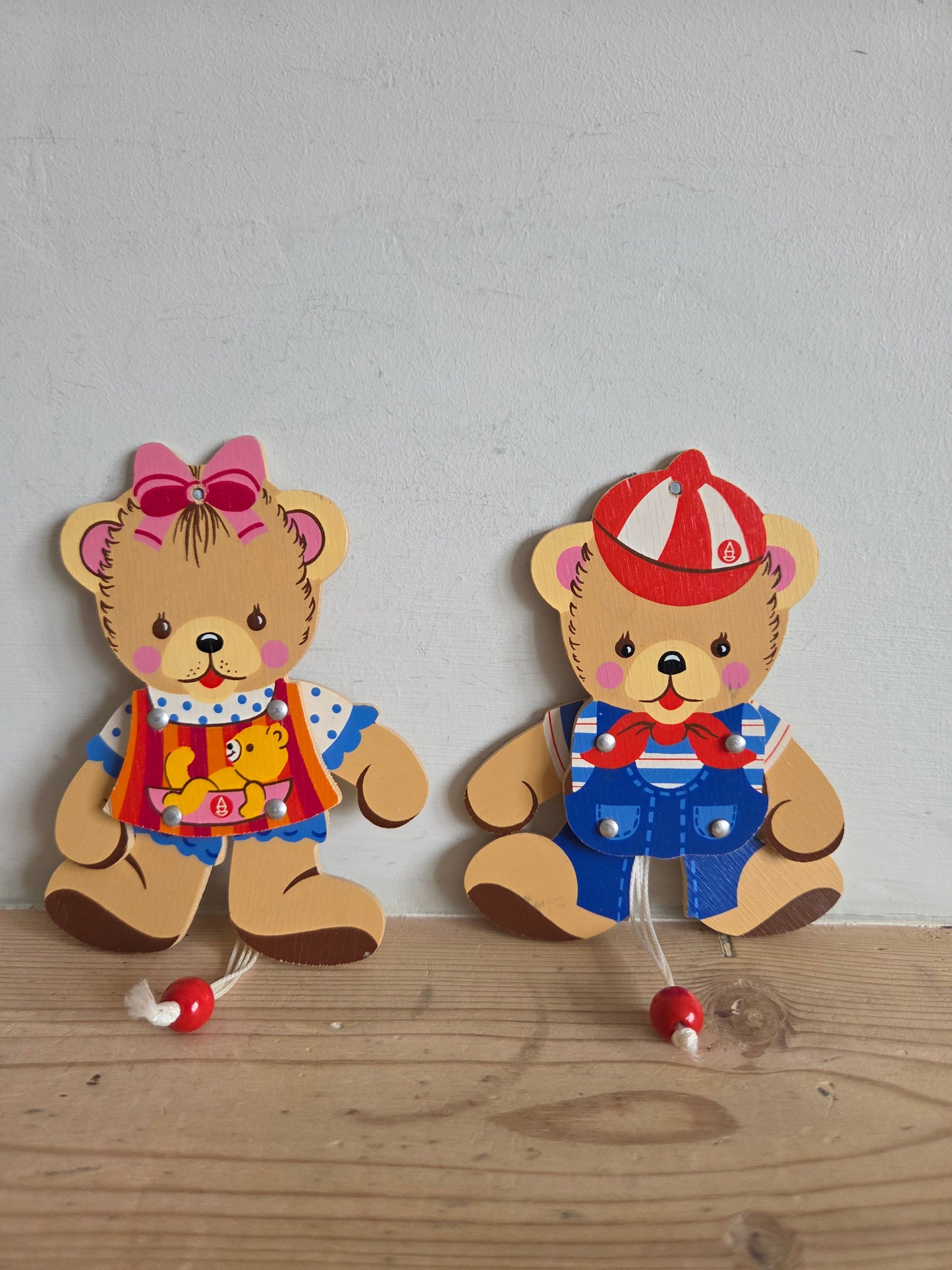 Vintage Mertenskunst Bear Wall Puppet - Small