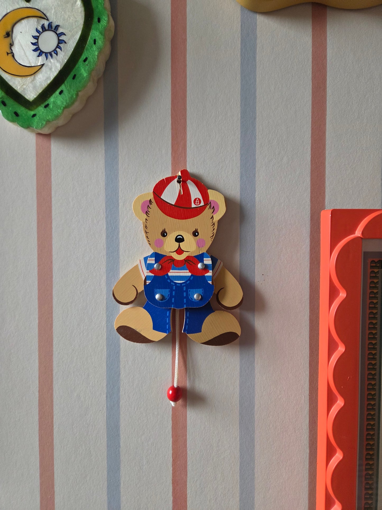 Vintage Mertenskunst Bear Wall Puppet - Small