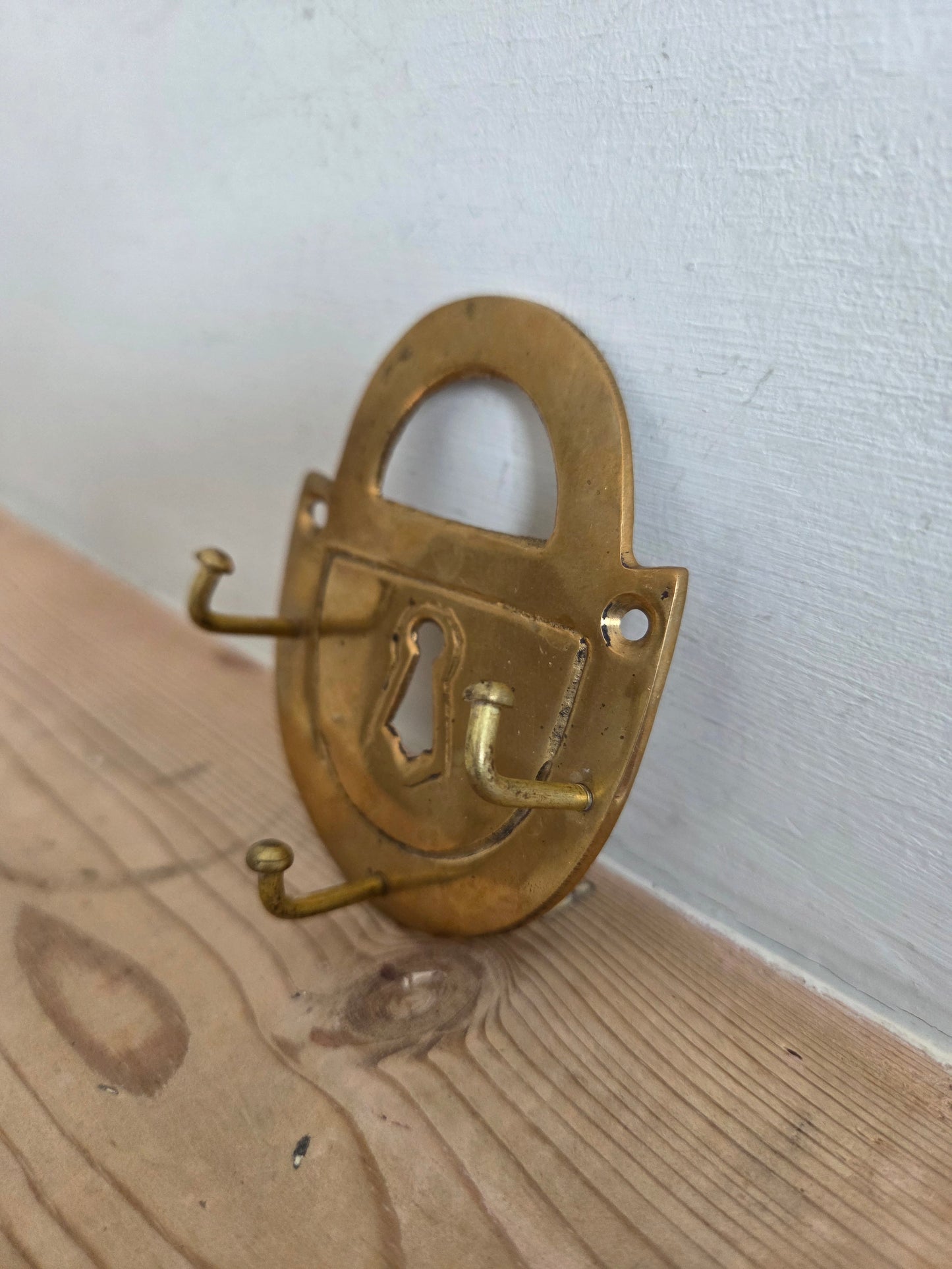 Brass Lock Key Hooks
