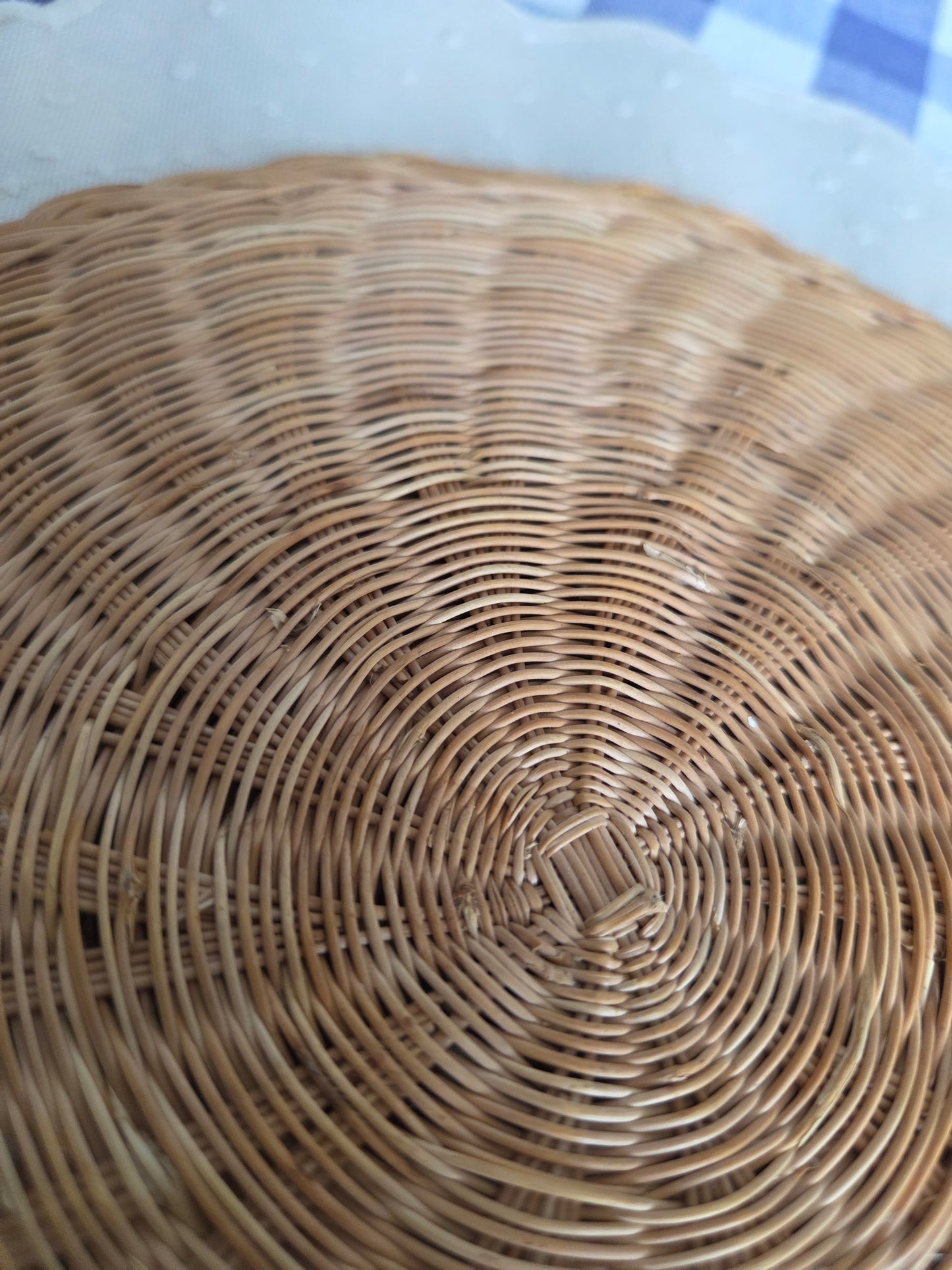 Vintage Wicker Trivet or Placemat