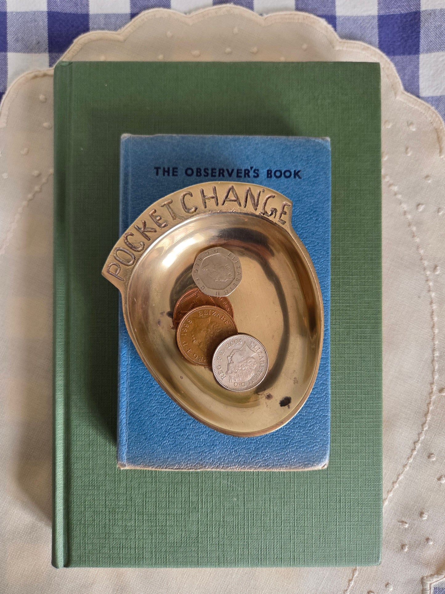 Small Brass Pocket Change Dish