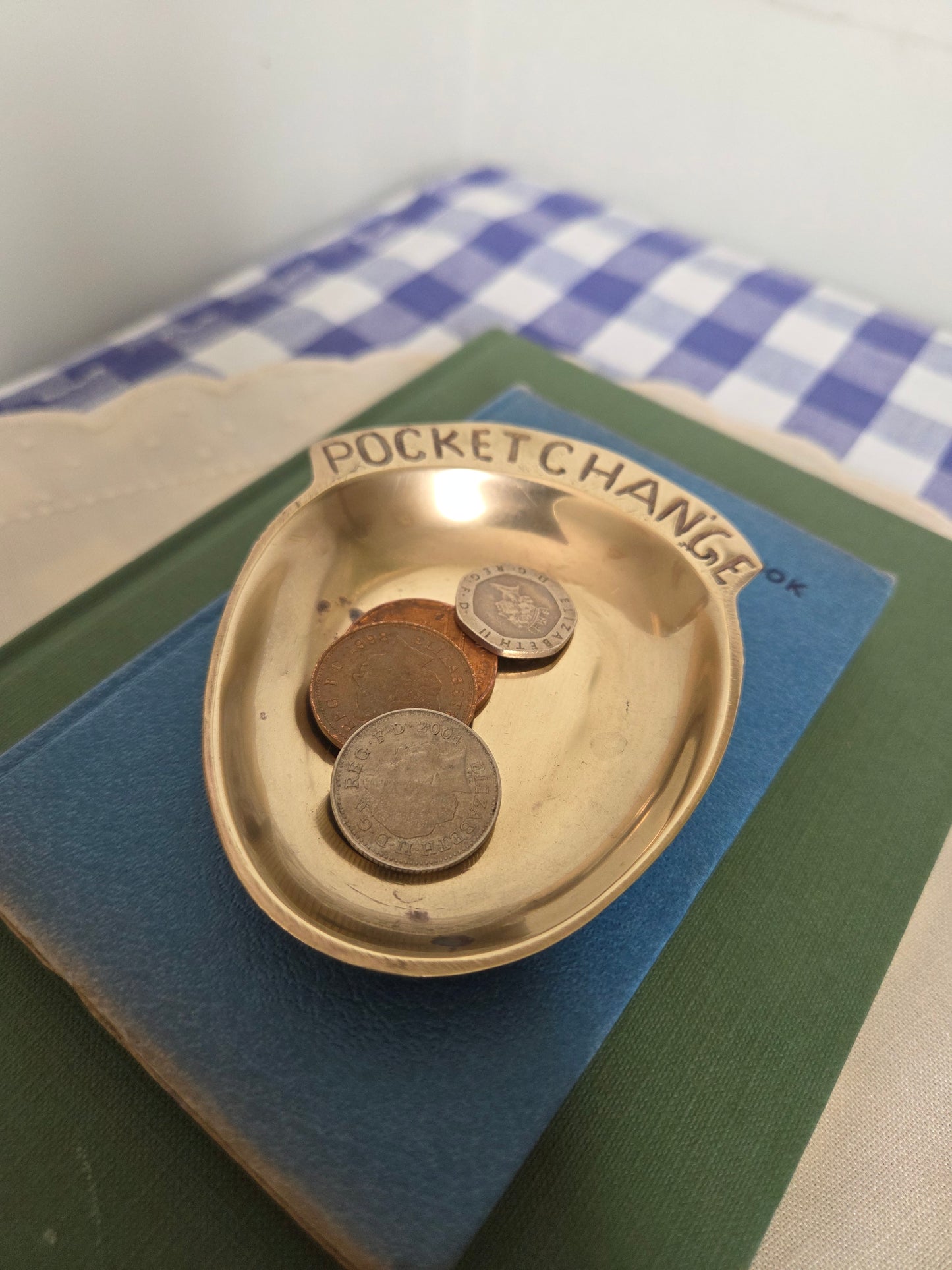 Small Brass Pocket Change Dish