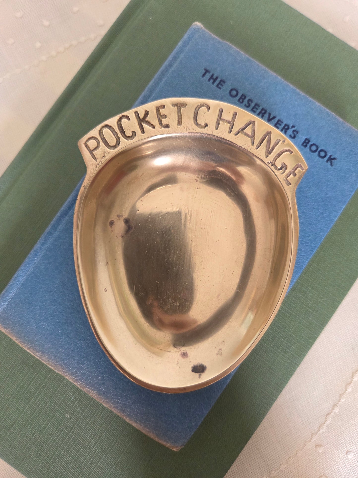 Small Brass Pocket Change Dish