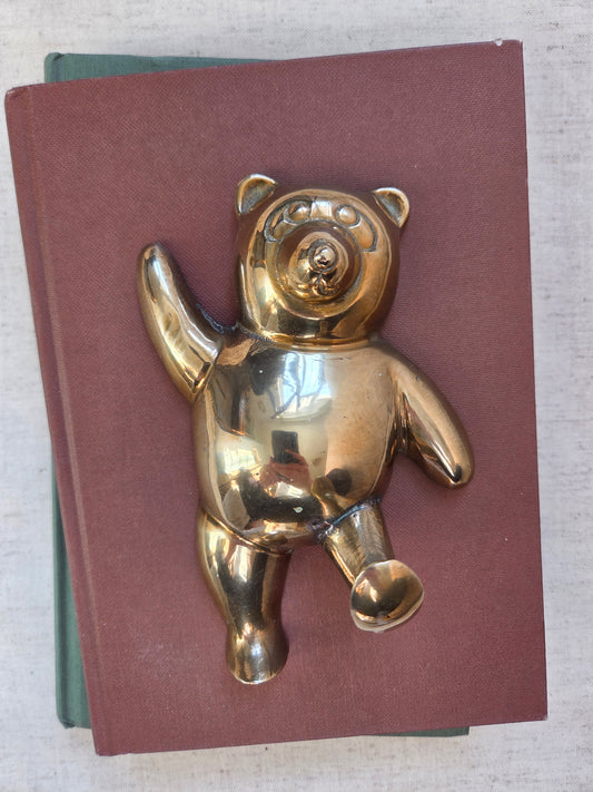 Large Brass Bear Hook