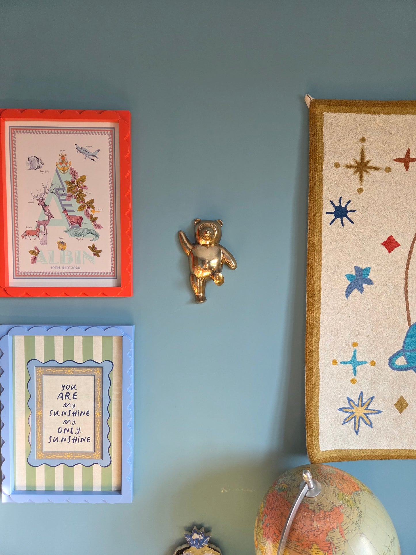 Large Brass Bear Hook