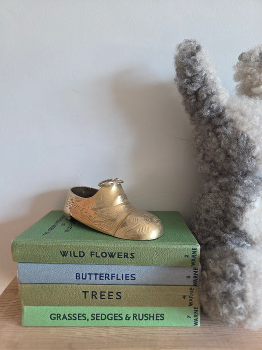 Brass Child's Shoe Ornament
