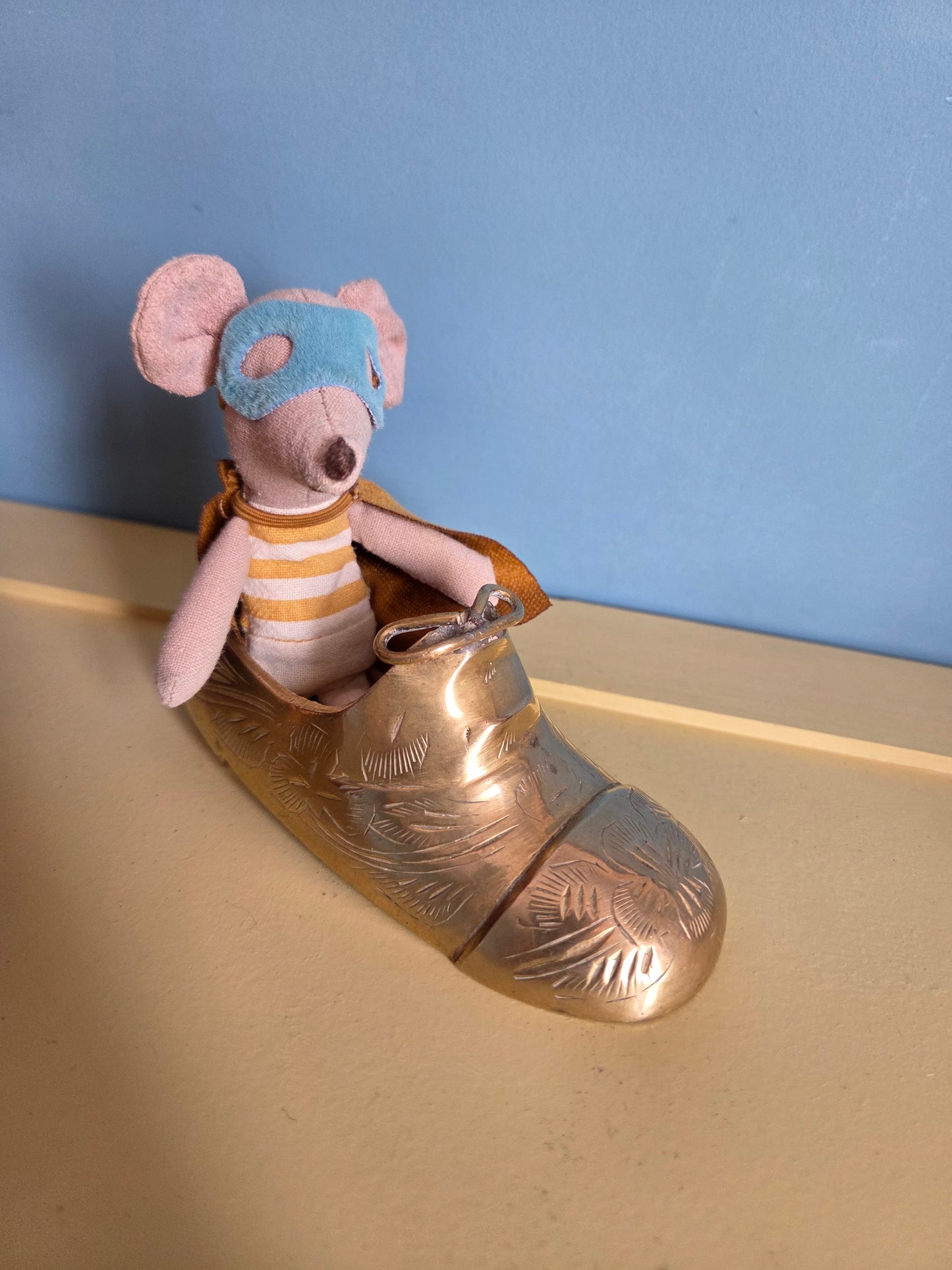 Brass Child's Shoe Ornament