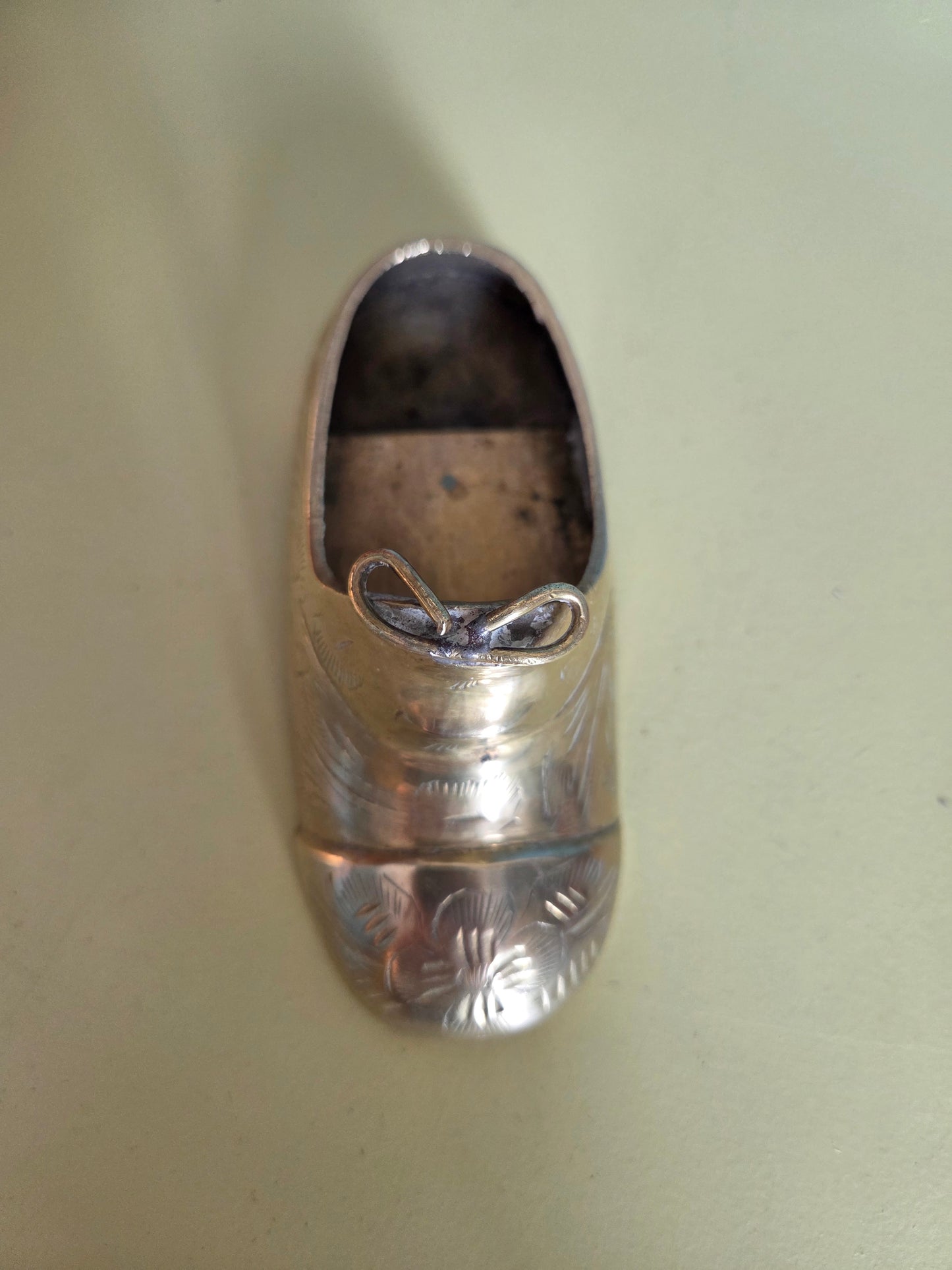 Brass Child's Shoe Ornament