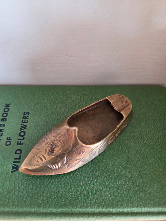 Vintage Indian Brass Shoe