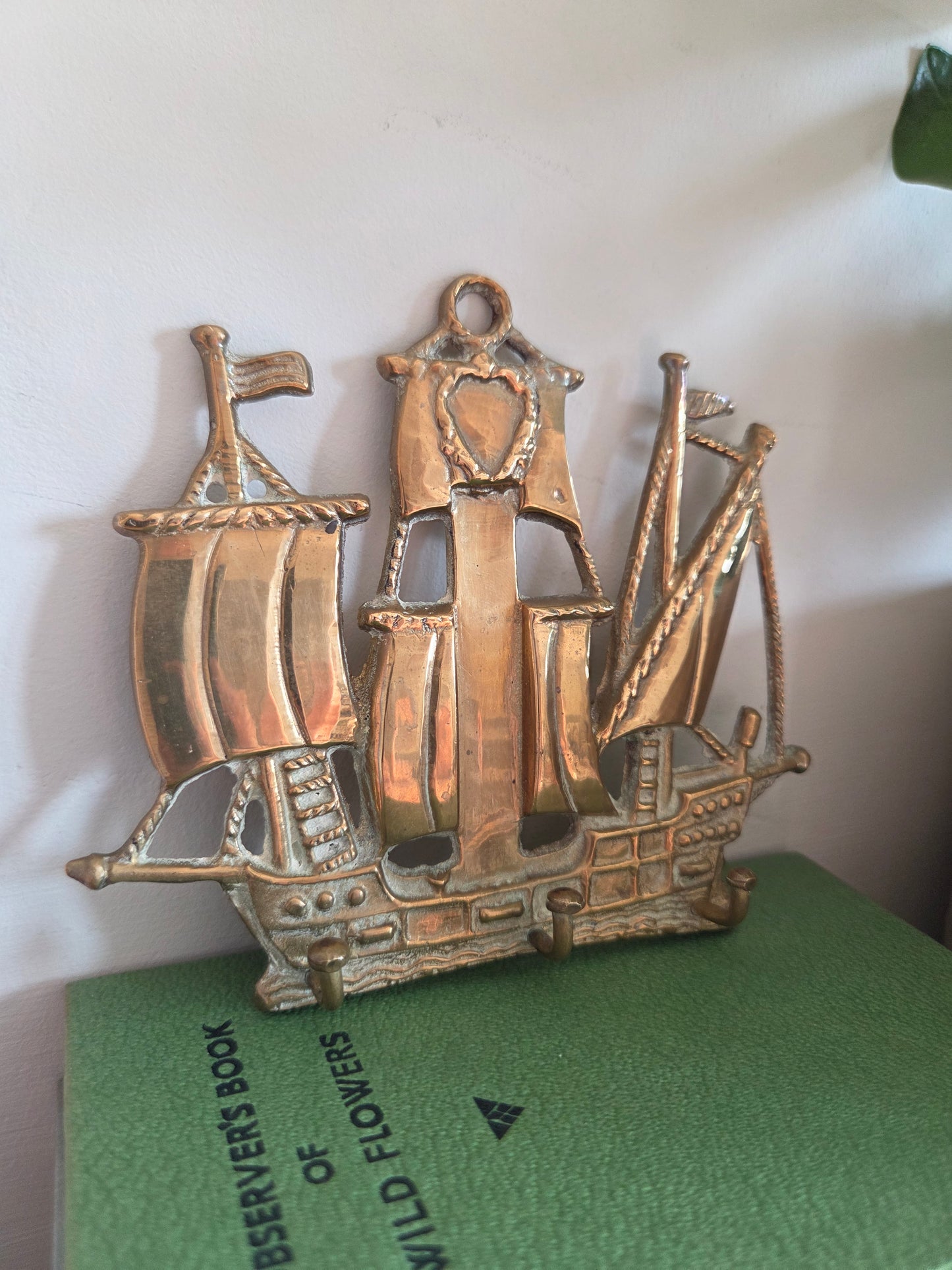 Vintage Brass Ship Hooks