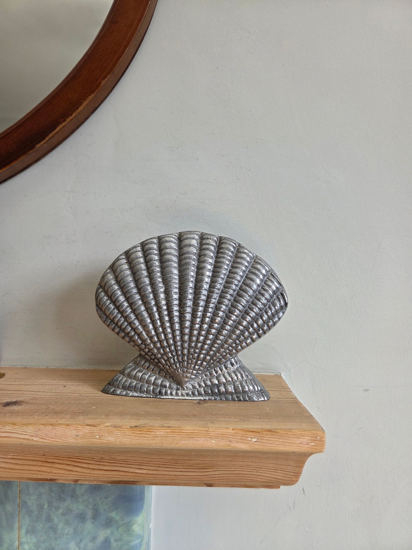 Silver Shell Vase