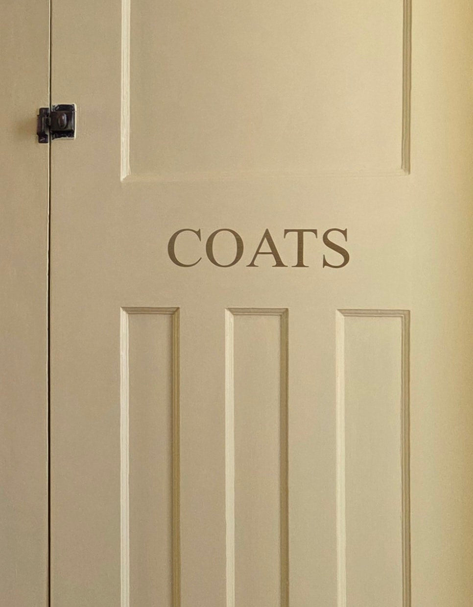 Vintage-Inspired Door Signs - COATS