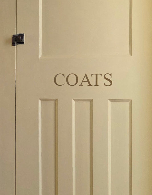 Vintage-Inspired Door Signs