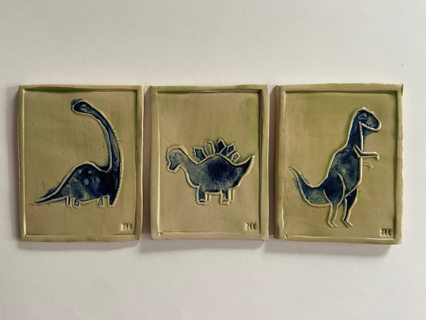 Dino Trio by Jaw Ceramics