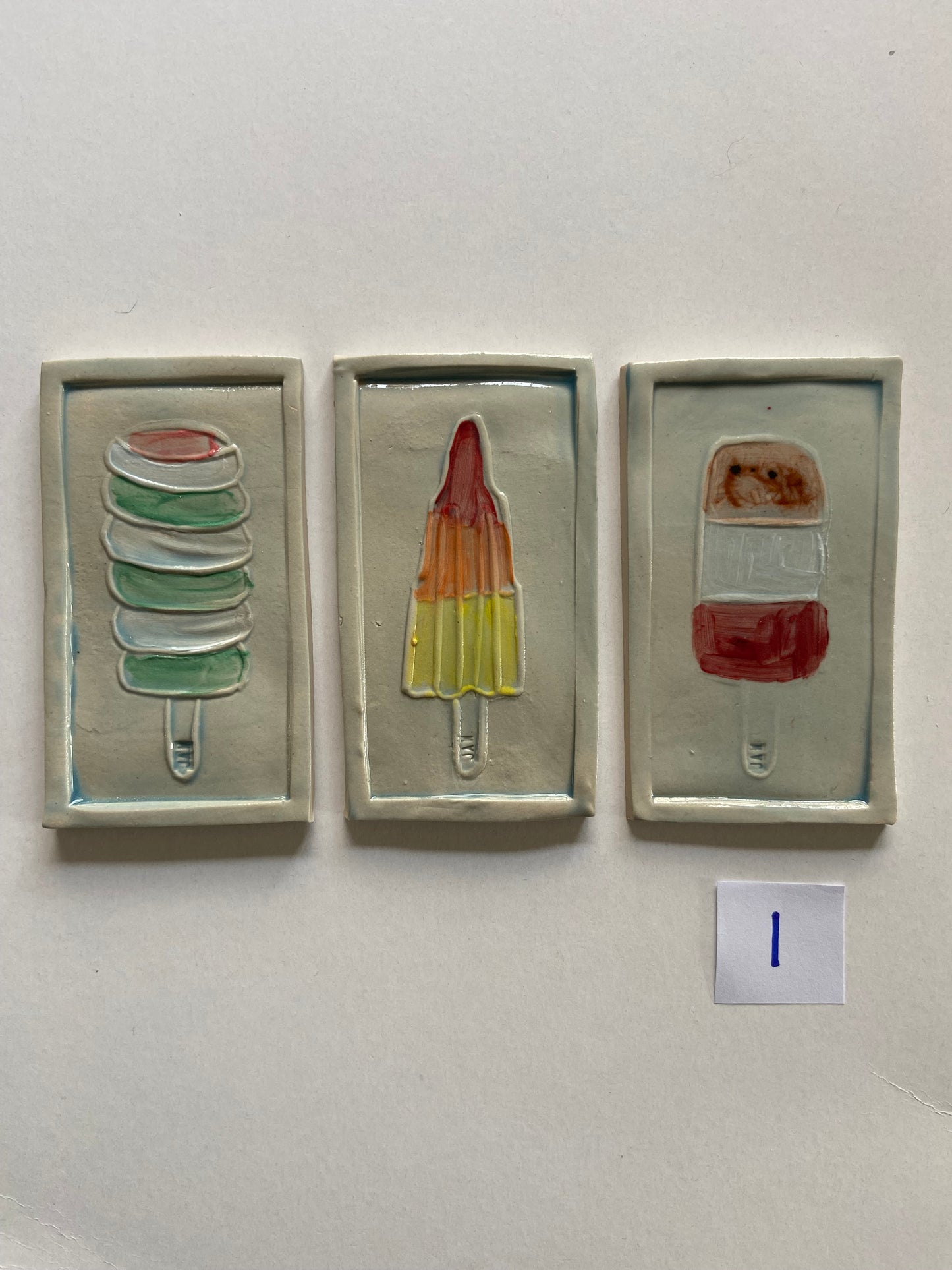 Trio of Ices 01 by JAW Ceramics