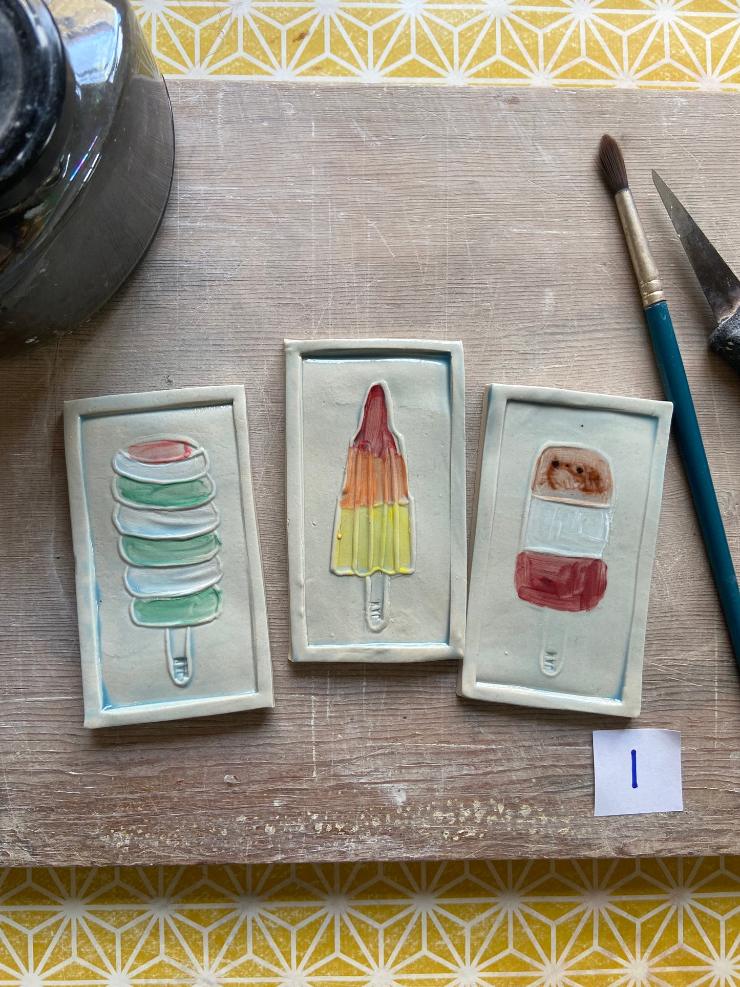 Trio of Ices 01 by JAW Ceramics