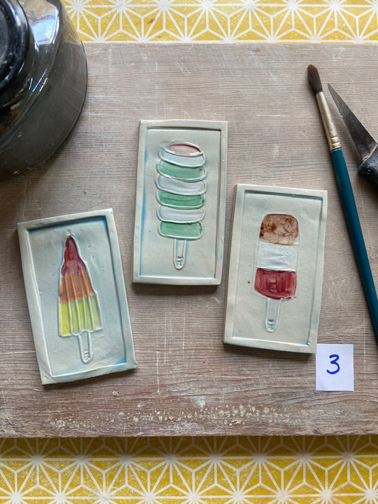 Trio of Ices 03 by JAW Ceramics