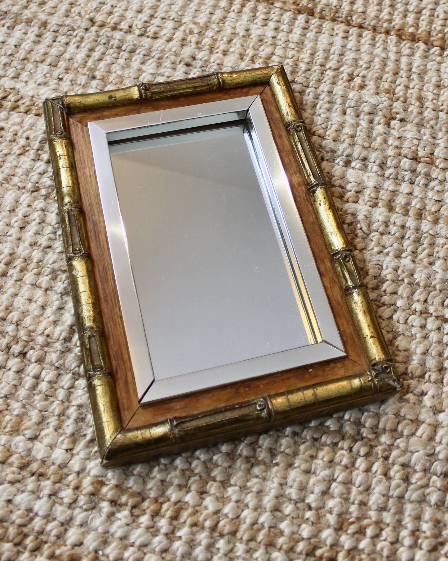 Gilded Bamboo Mirror