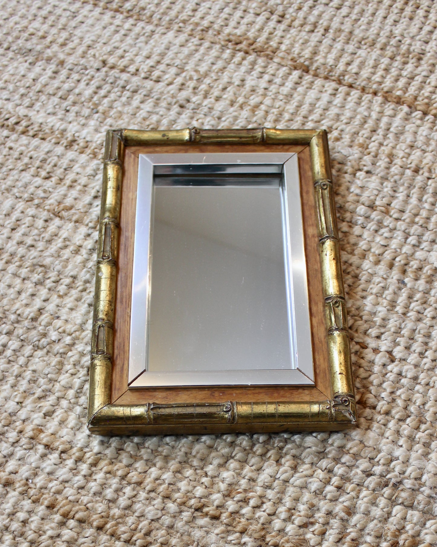 Gilded Bamboo Mirror