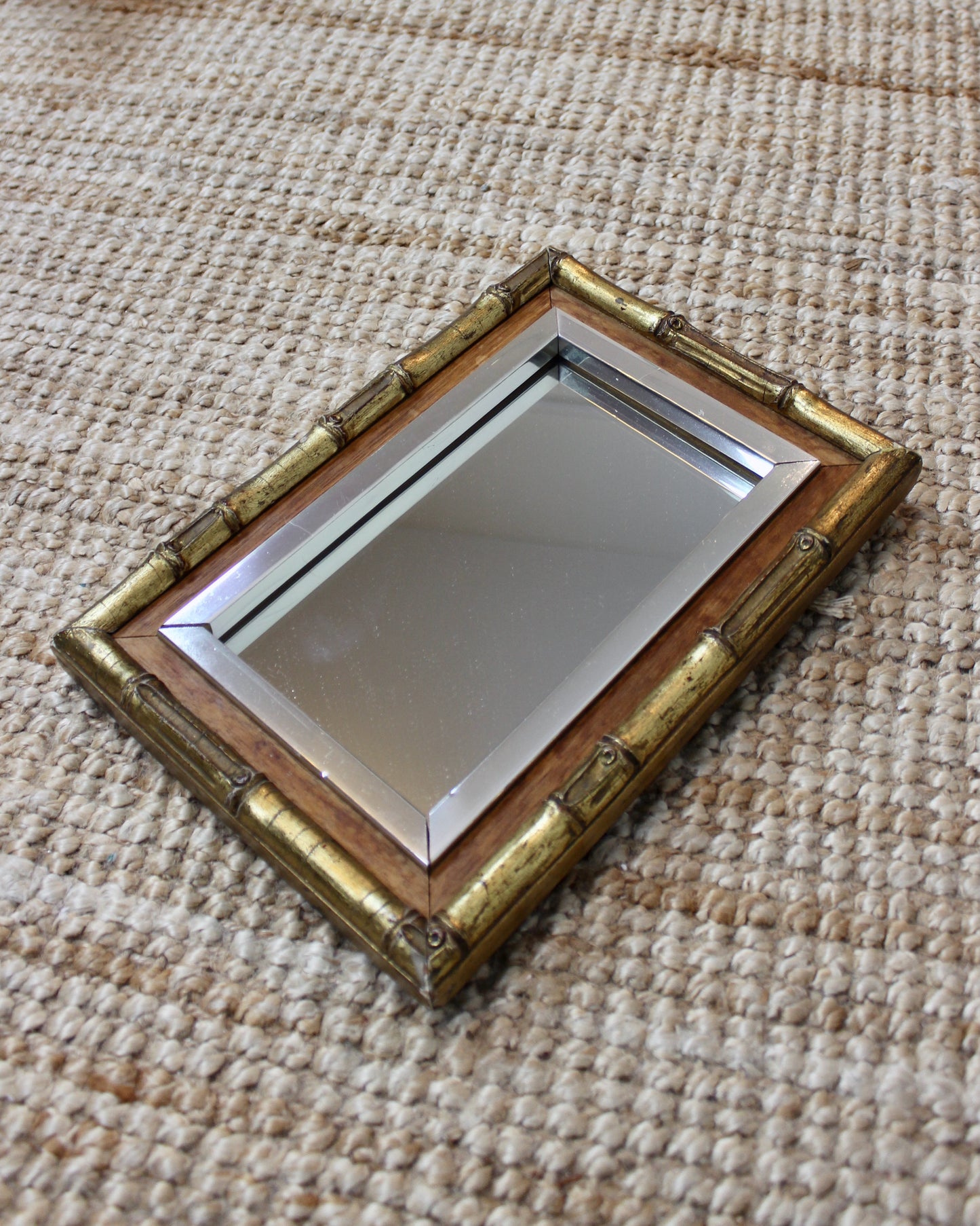 Gilded Bamboo Mirror