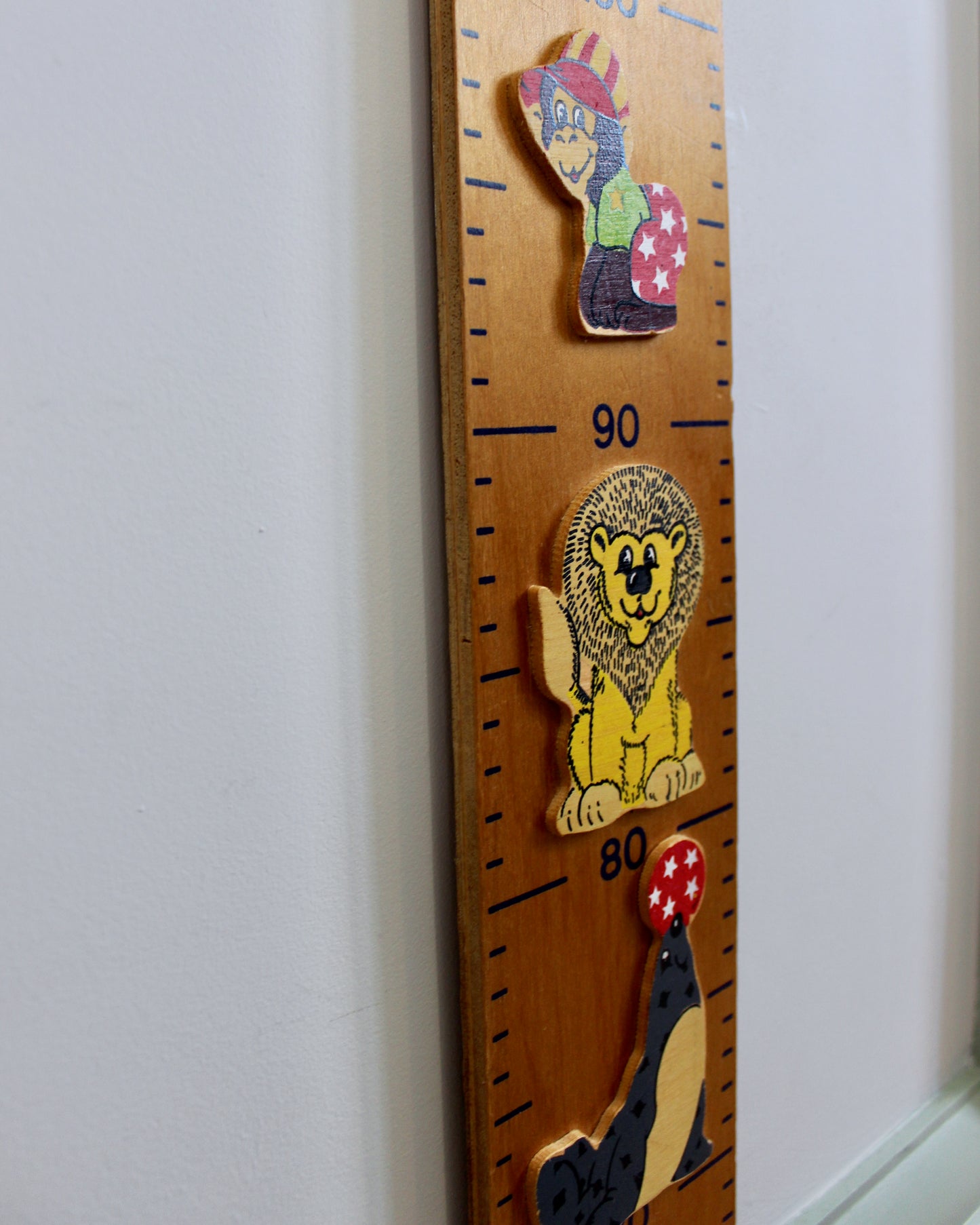 Vintage Children's Height Chart Measuring Stick