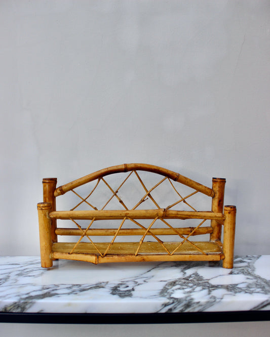 Vintage Bamboo Shelf Rack